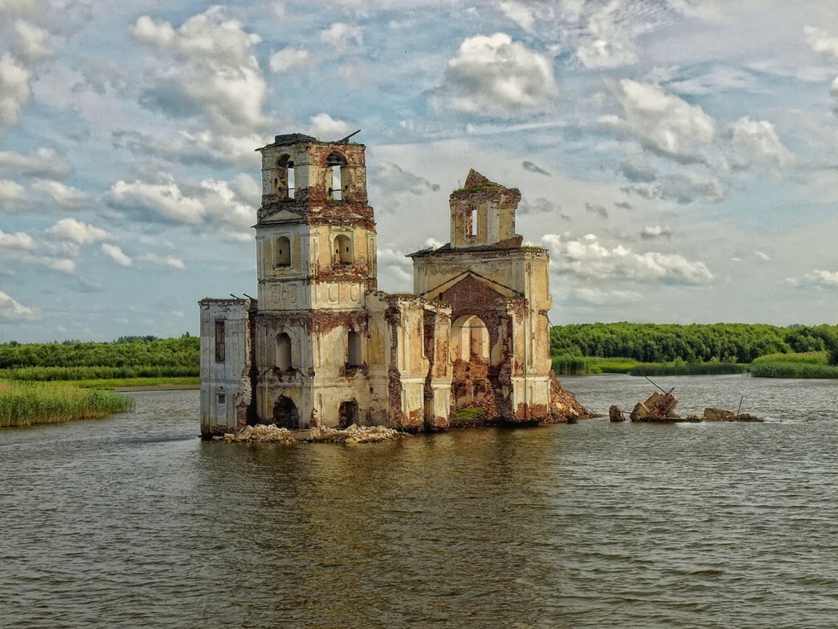 затопленные храмы россии